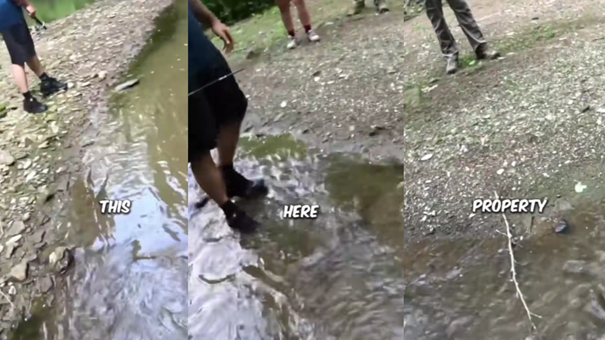 Pennsylvania 'Karen' Couple Kicks Fisherman Out a Creek: 'He Doesn’t Own the Water'