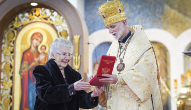 Iconographer Christine Dochwat has fallen asleep in the Lord