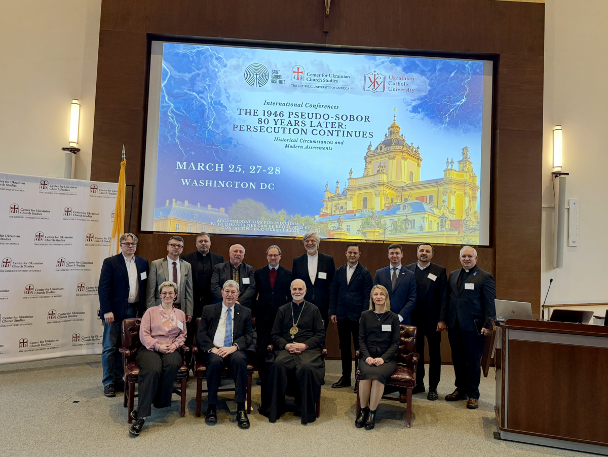 Archbishop Borys Gudziak Participates in Conference Marking 80 Years Since the 1946 Pseudo-Sobor in Washington D.C.