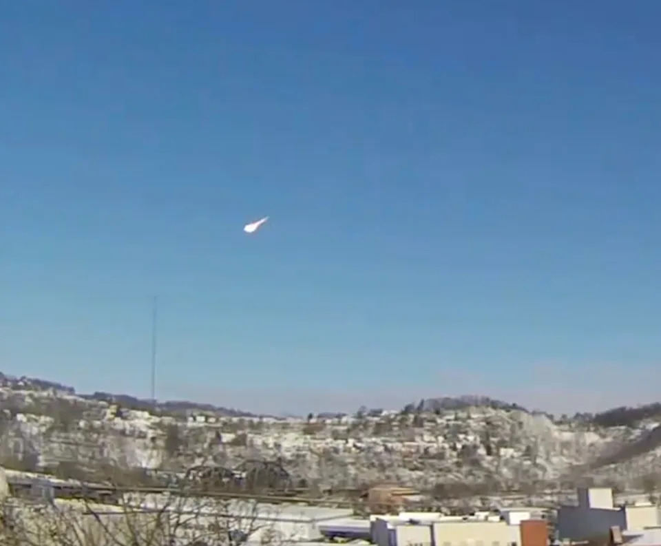 National Weather Service in Pittsburgh - PHOTO: The National Weather Service in Pittsburgh released this image of an apparent meteor.