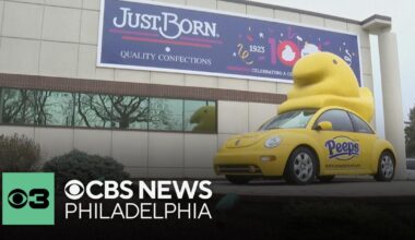 Inside the Just Born Quality Confections "Peeps” factory in Bethlehem, Pennsylvania