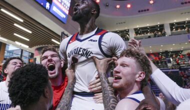 David Dixon’s last-second layup caps historic 30-point comeback, powers Duquesne past Richmond