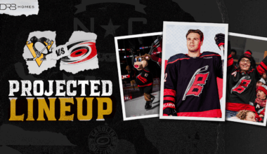 Projected Lineup: March 18 vs. Pittsburgh