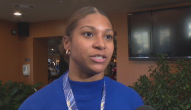 Olympic bronze medalist Jasmine Jones honored with surprise party in return home