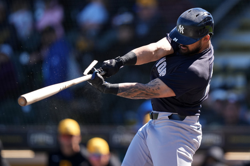 Outfielder Jasson Domínguez was optioned to Triple-A Scranton by New York Yankees