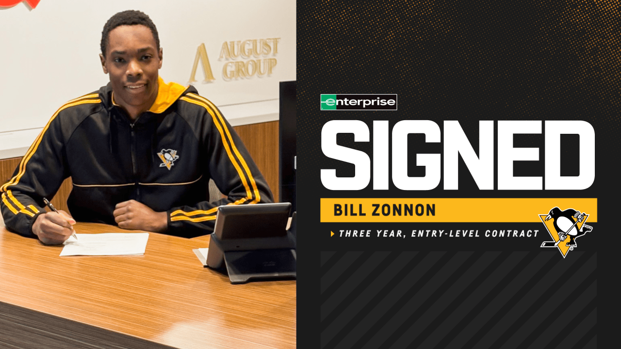 Penguins Sign Forward Bill Zonnon to a Three-Year, Entry-Level Contract