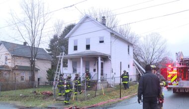 One taken to hospital after fire in Scranton