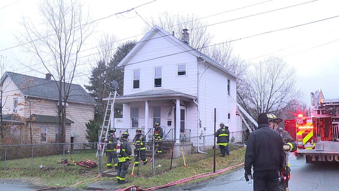 One taken to hospital after fire in Scranton