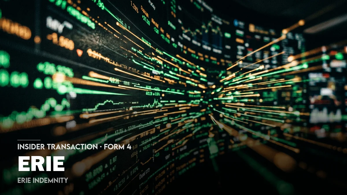 Erie Indemnity EVP logs 401(k) share movement | ERIE SEC Filing