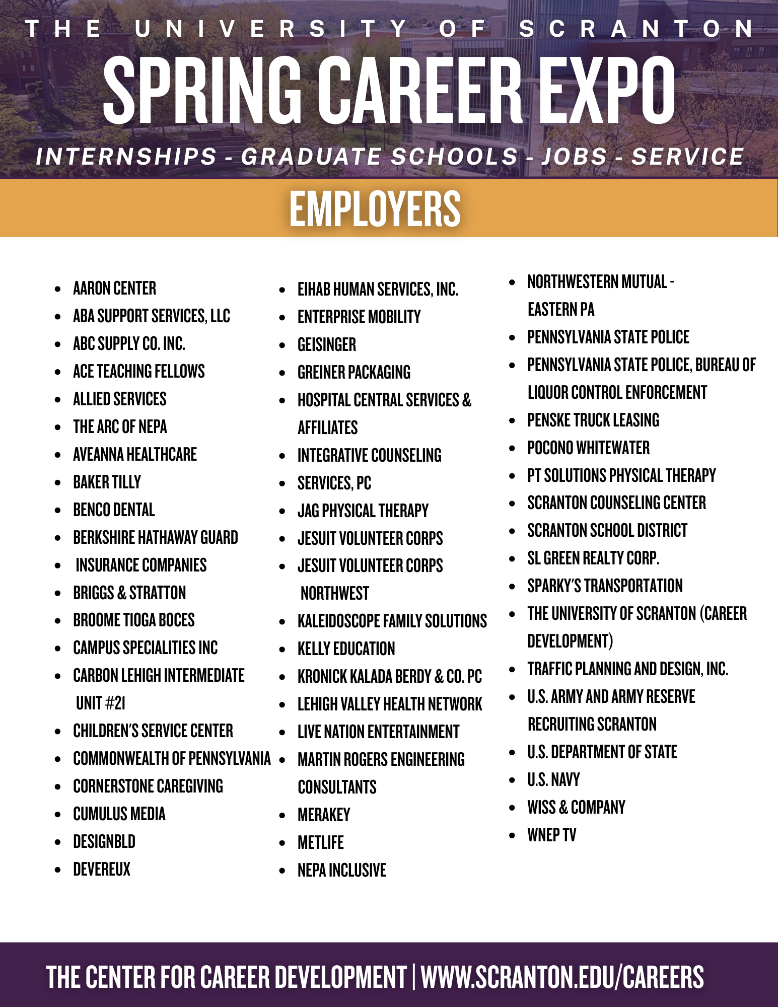 Career Expo Employers