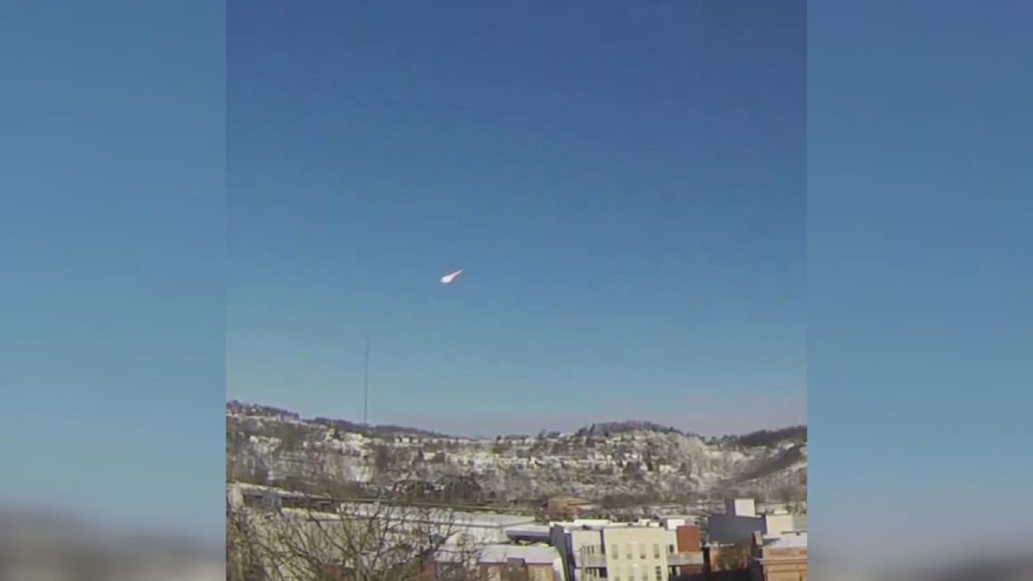 NWS Pittsburgh captures video of reported meteor shooting across the sky
