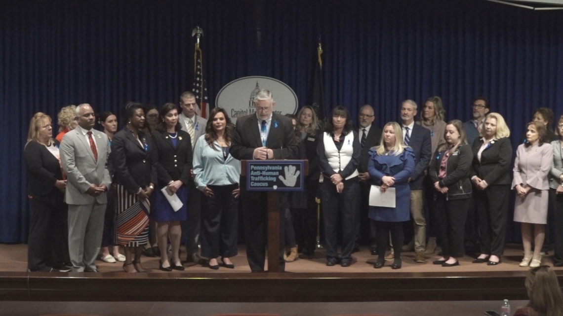 Pennsylvania lawmakers unite to tackle human trafficking with bipartisan, bicameral caucus launch
