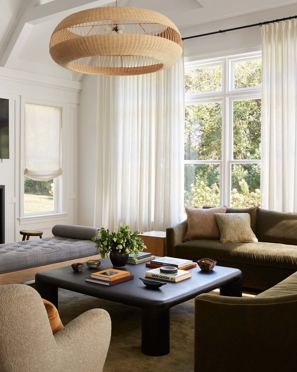 Modern living room with a cozy atmosphere.