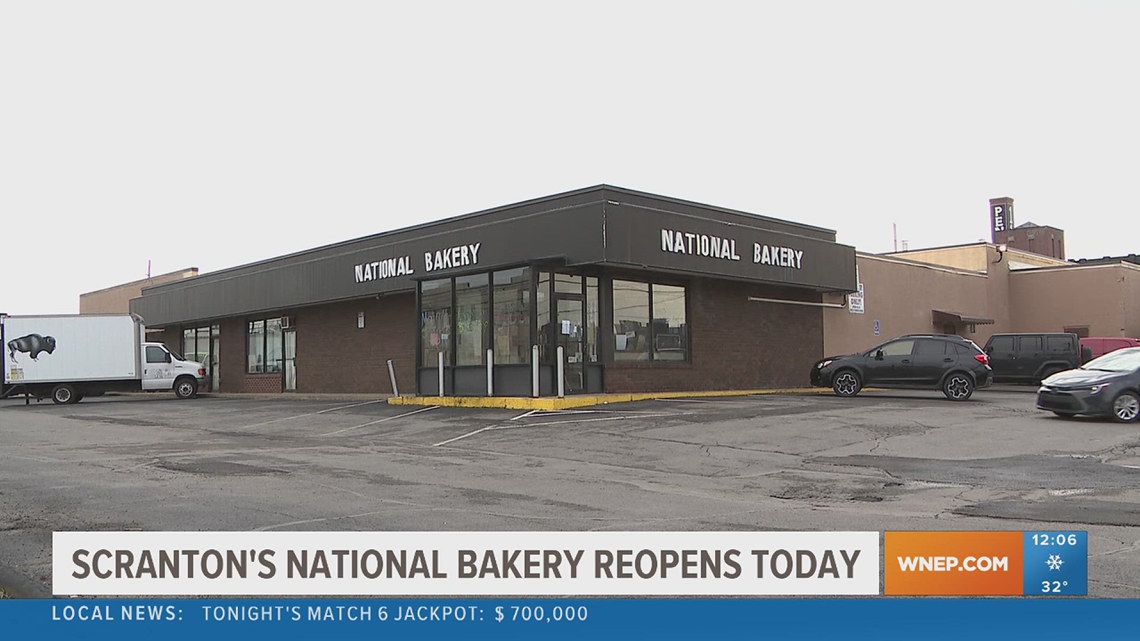 National Bakery to reopen in Scranton after fire