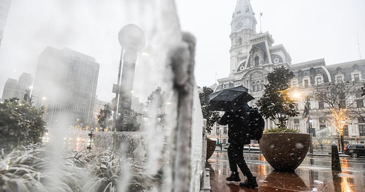 Philadelphia forecast: Heavy rain, winds on Monday