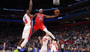Detroit Pistons beat Philadelphia 76ers 131-109 for 2nd straight victory after 4-game losing streak