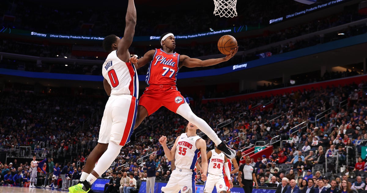 Detroit Pistons beat Philadelphia 76ers 131-109 for 2nd straight victory after 4-game losing streak