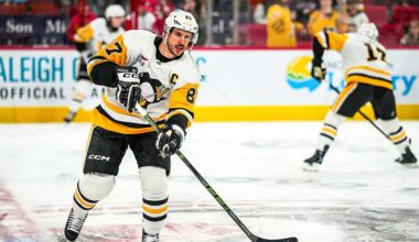 Pittsburgh Penguins fall in OT against Hurricanes as Captain Crosby returns from injury