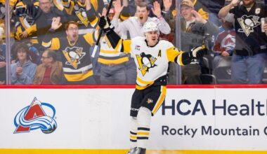 Malkin scores twice in return from suspension, Penguins beat the Avalanche 7-2