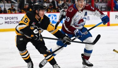Avalanche cruise past wobbling Penguins with 6-2 win