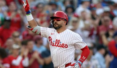 Schwarber, Bohm each HR, Sánchez strikes out 10 as Philadelphia Phillies beat Texas Rangers on Opening Day
