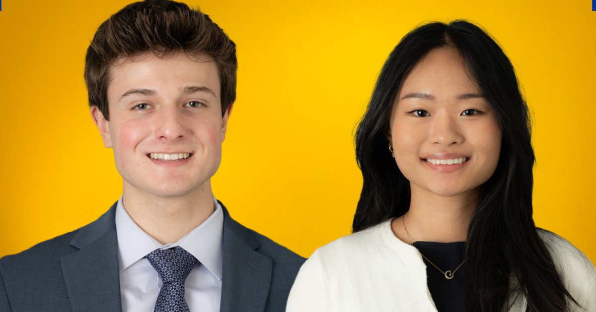 Pitt has 2 new Goldwater Scholars