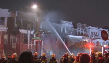 West Philadelphia fire leaves 10 people injured, several homes damaged, officials say