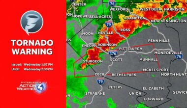 Pennsylvania tornado warning canceled Wednesday, March 11