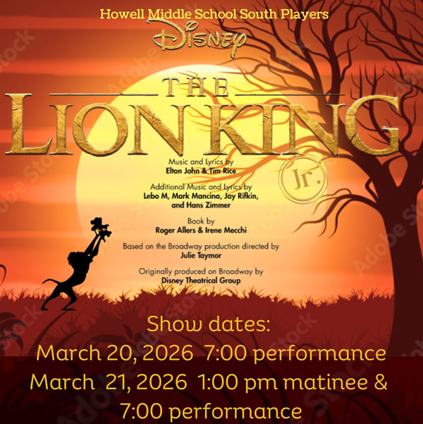 Howell Middle School South Players presents Disney