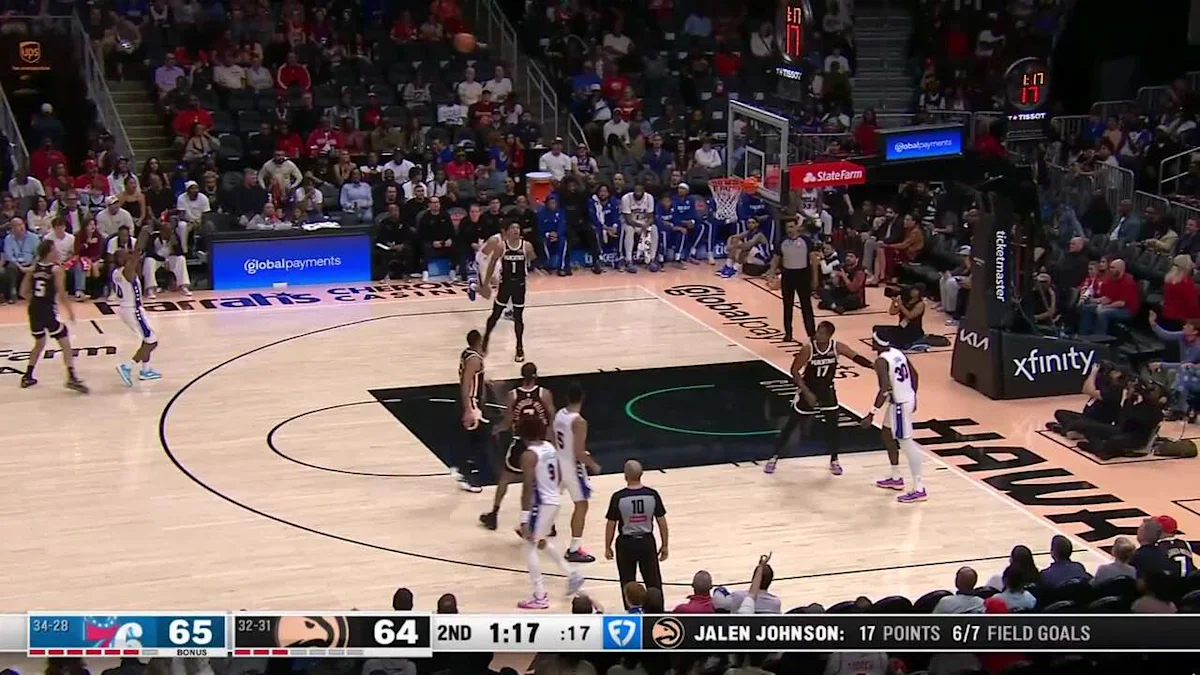 Atlanta Hawks vs. Philadelphia 76ers - Game Highlights