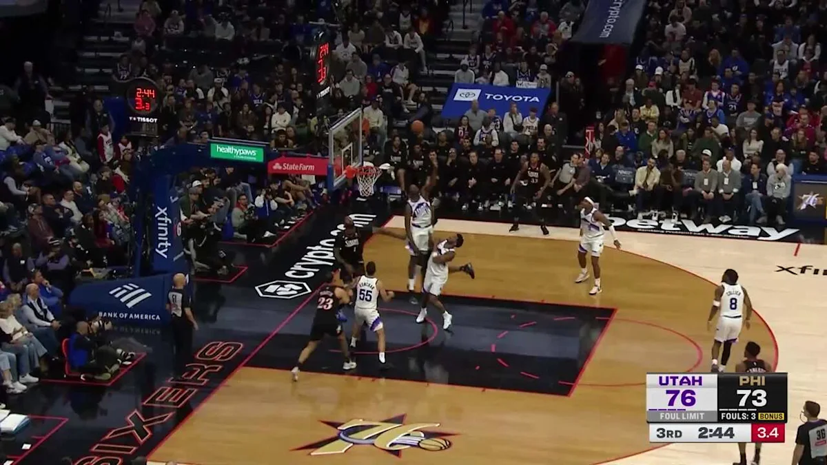 Philadelphia 76ers vs. Utah Jazz - Game Highlights