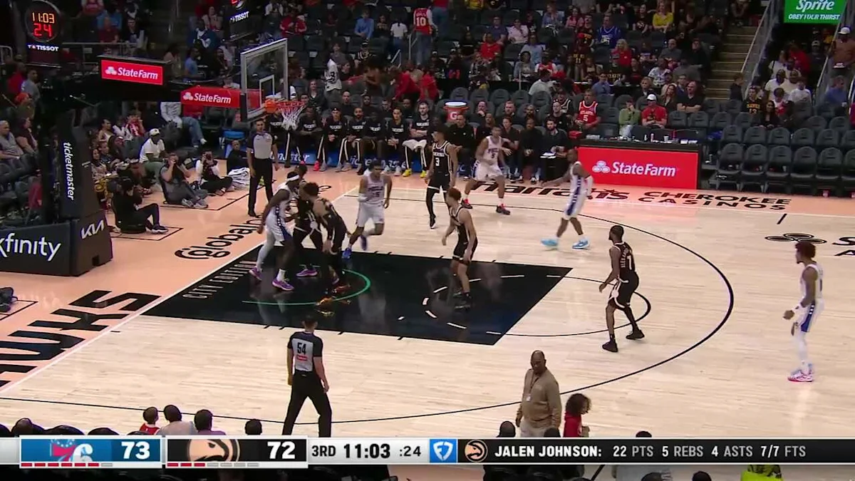 Atlanta Hawks vs. Philadelphia 76ers - Game Highlights