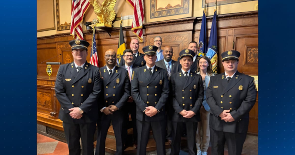 Group of Pittsburgh firefighters receives promotions