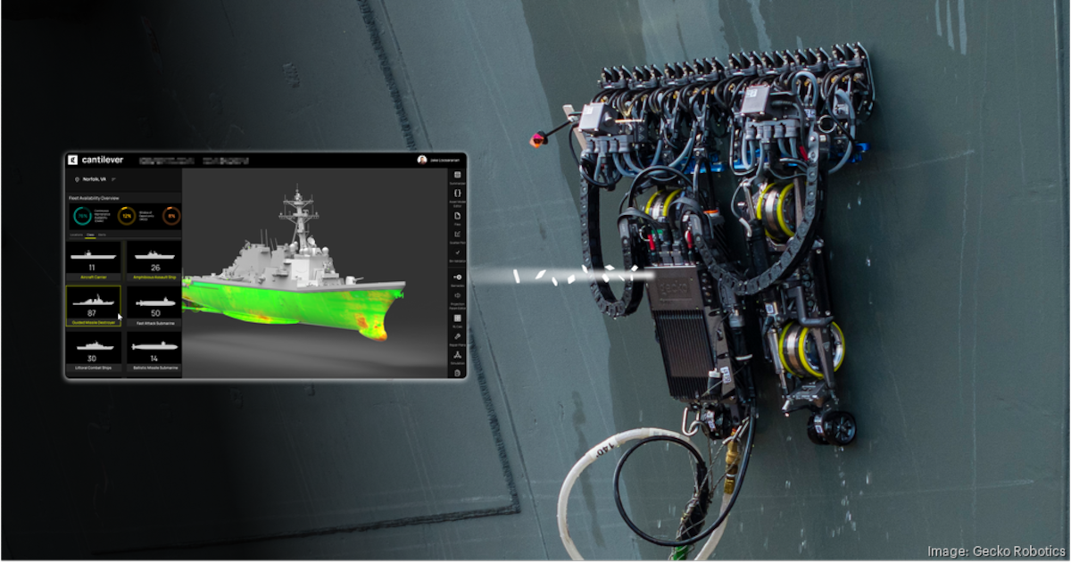 Gecko Robotics inks U.S. Navy contract with $71M ceiling – WPXI