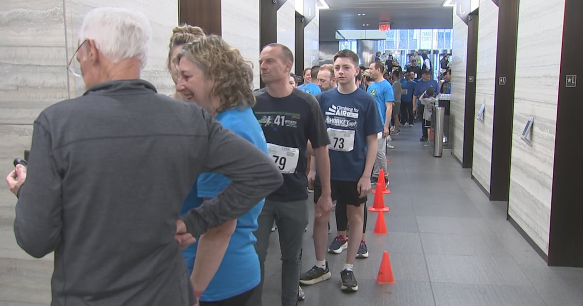 42-floor stair climb in Downtown Pittsburgh raises money for American Lung Association – WPXI