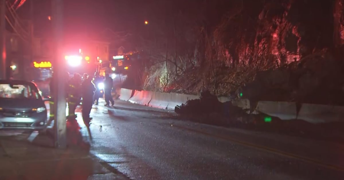 Landslide shuts down street in South Side Slopes