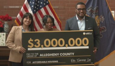 Rep. Summer Lee presents $3M check to support affordable housing in Allegheny County – WPXI