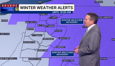 Freezing rain to start the day for some, rain to become steadier by the afternoon – WPXI