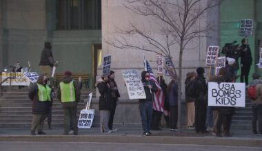 Protesters gather in Pittsburgh to speak out against US military strikes on Iran