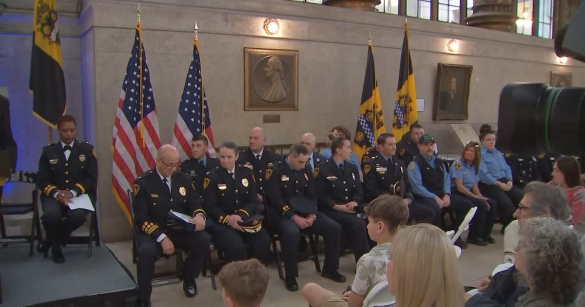 Pittsburgh city officials honor EMS workers who worked to rescue woman from icy Monongahela River