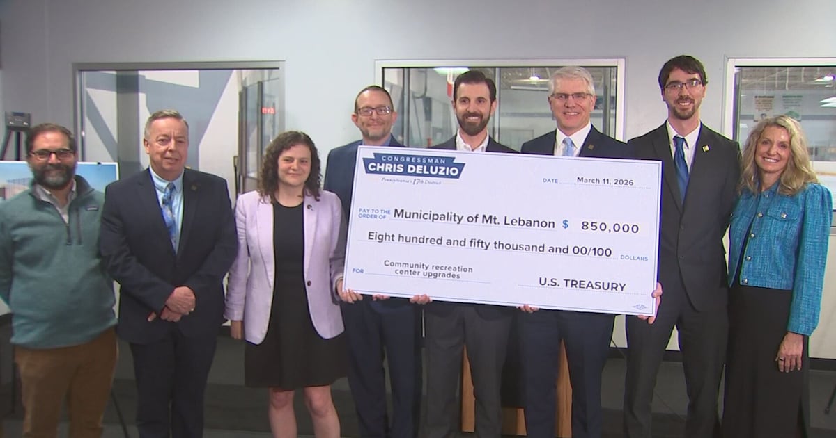 Mt. Lebanon recreation center receives $850K in funding for improvements