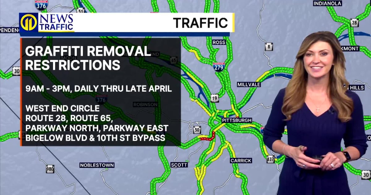 Graffiti removal to begin Monday across Allegheny County; several major roads impacted – WPXI
