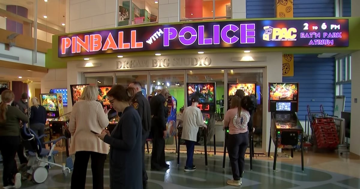 Pittsburgh police partner with Children’s Hospital to bring in dozens of pinball machines – WPXI