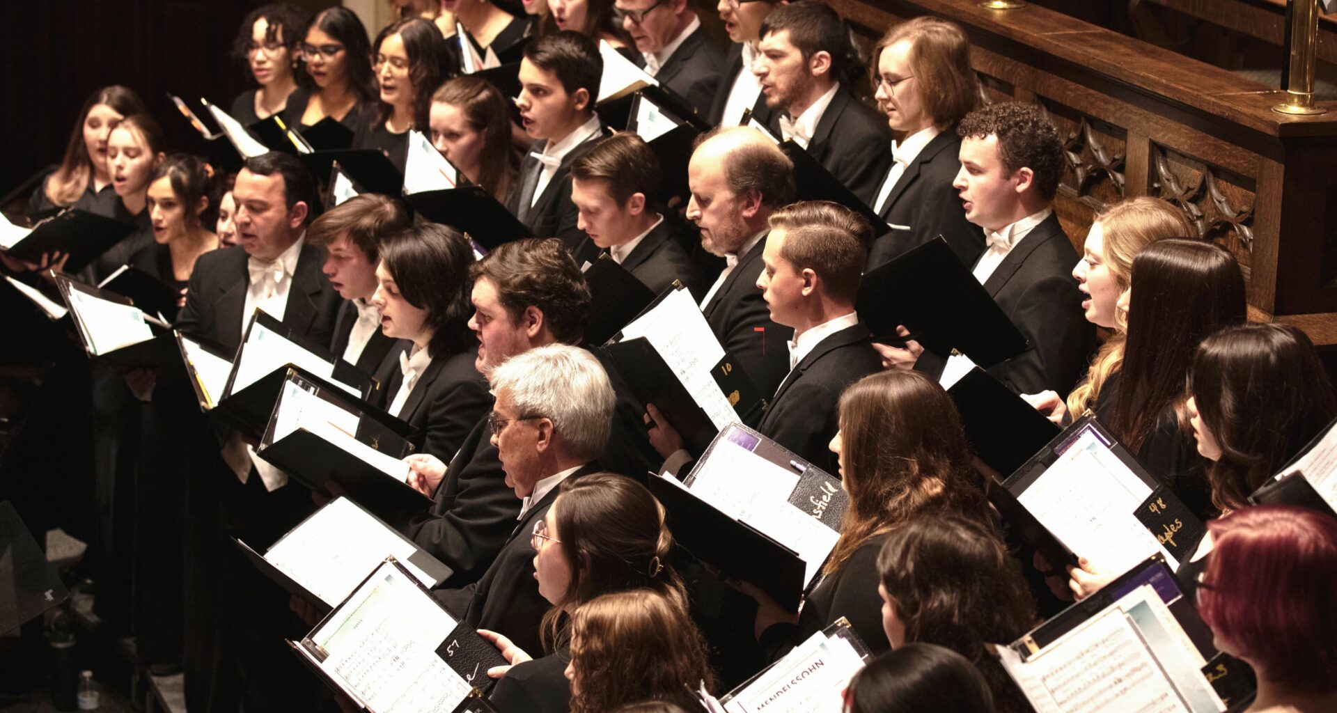 University Concert Choir and Symphonic Band Performing Saturday, March 28