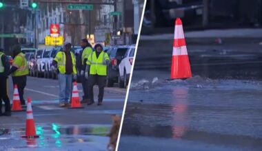 Water main break shuts down intersection in North Philadelphia – NBC10 Philadelphia