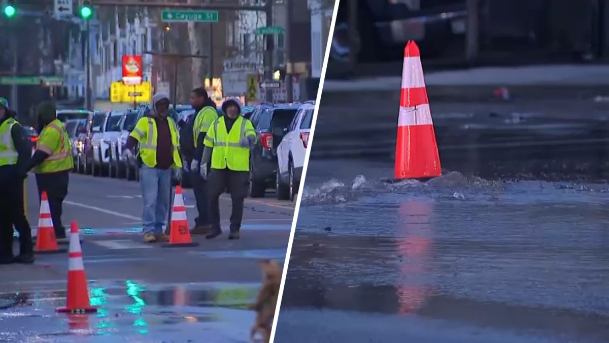 Water main break shuts down intersection in North Philadelphia – NBC10 Philadelphia
