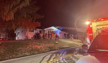 House in Hempfield Township, Westmoreland County catches fire