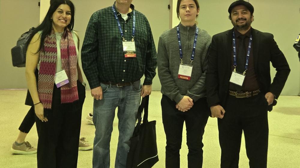 Faculty and students showcase AI innovation at national conference