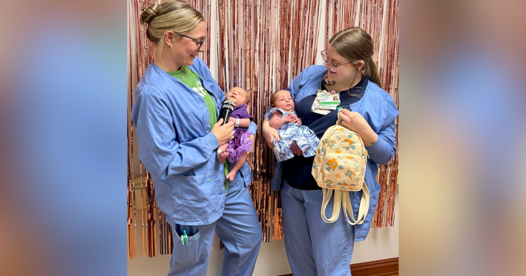 Newborn babies at Pittsburgh-area hospital dress up as Hannah Montana and Miley Stewart