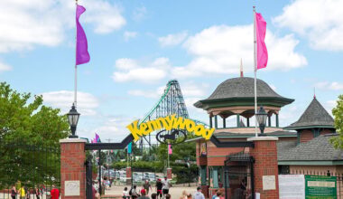 Kennywood Park Entrance Phantoms Revenge Kurt Miller